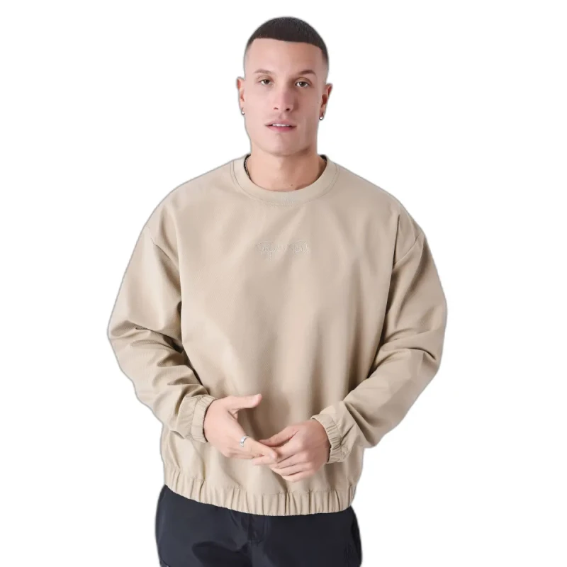 Image of Project X Paris Project X Paris Textured Crewneck Sweatshirt Blanc Male S