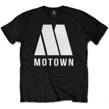 Image of Motown Records - M Logo Unisex Medium T-Shirt - Black
