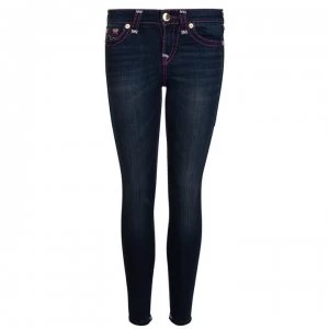 Image of True Religion Hali Jeans - Blue/Pink FRJD