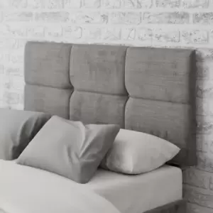 Image of Caine Firenze Velour Headboard Silver