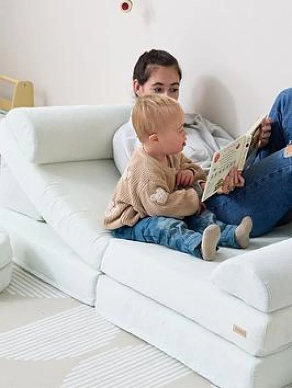 Image of Tutti Bambini Playrama Montessori Kids Play Sofa - Sea Mist One Colour WFZF5 Unisex