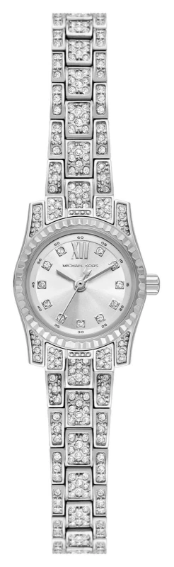 Image of Michael Kors MK4864 Mini Lexington PavA (19mm) Silver Dial Watch