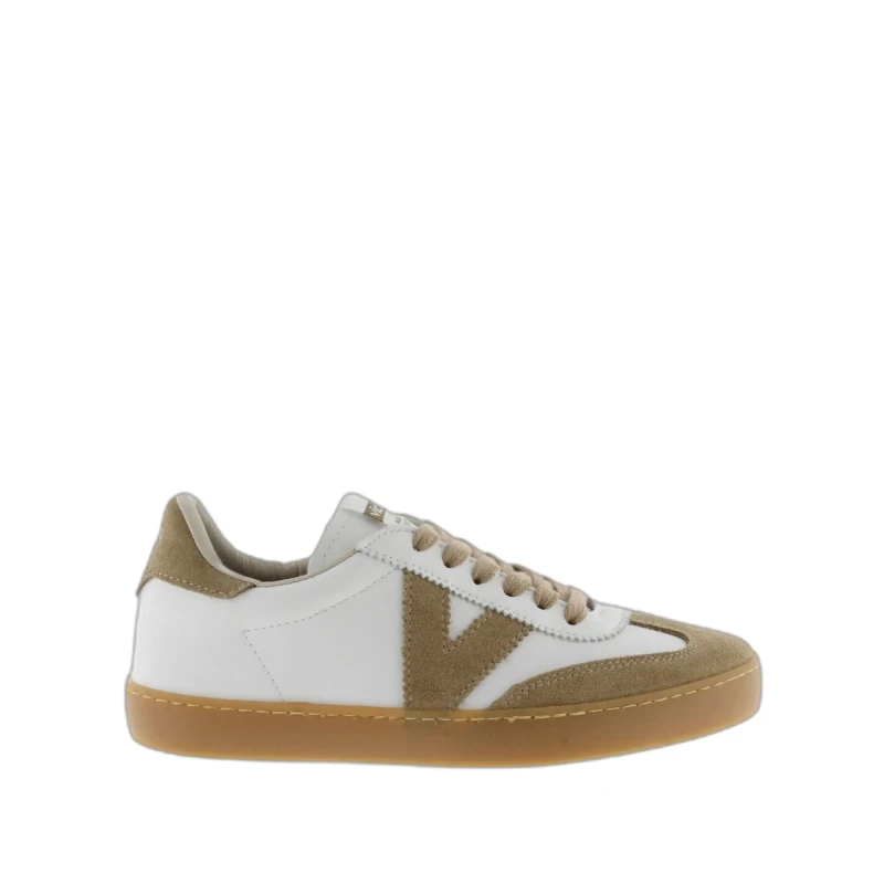 Image of Victoria Leather and suede effect sneakers Victoria Berlin Ciclista Beige Unisex 38