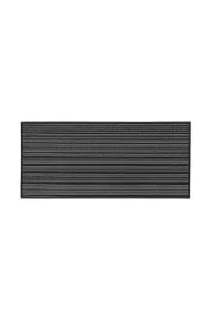 Image of Arona Machine Washable Latex Backed Runner Doormat 57x150cm, Black
