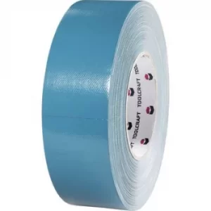 Image of TOOLCRAFT 829B48L25C 829B48L25C Cloth tape 829B48L25C Blue, Grey (L x W) 25 m x 48mm