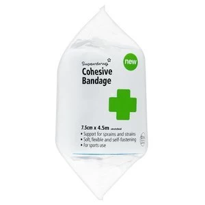 Image of Superdrug Cohesive Bandage 7.5cm x 4.5m