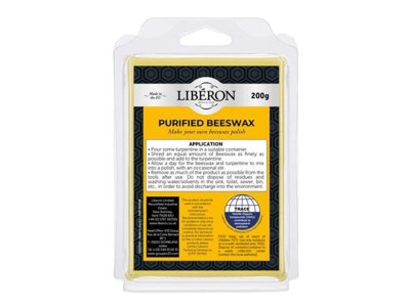 Image of Liberon Purified Beeswax 200g Brown