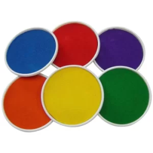 Image of Major Brushes 1016-6 Large Ink Pads Assorted (Set of 6)