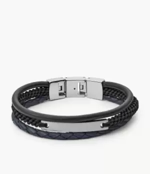 Image of Fossil Men Vintage Casual Multi-Strand Bracelet