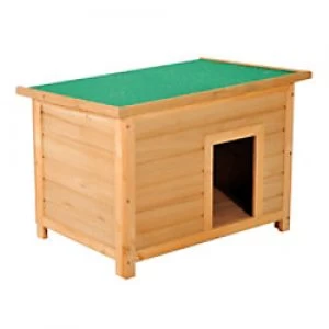 Image of PawHut Dog Kennel Vintage Yellow, Green 850 mm x 580 mm x 580 mm
