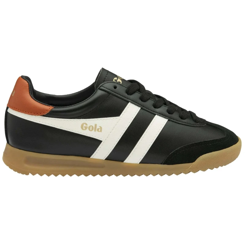 Image of Gola Womens leather Trainers Gola Torpedo Leather Noir Female 38