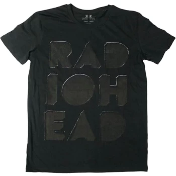 Image of Radiohead - Note Pad Unisex Small T-Shirt - Black