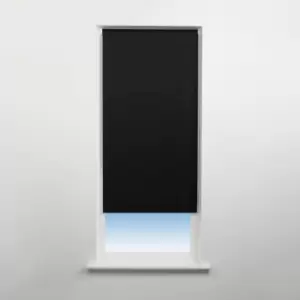 Image of Universal Plain Jet Black Blackout Roller Blind Jet Black