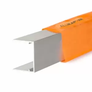 Image of Alukap-XR 32mm Aluminium C Section in Mill - 4m