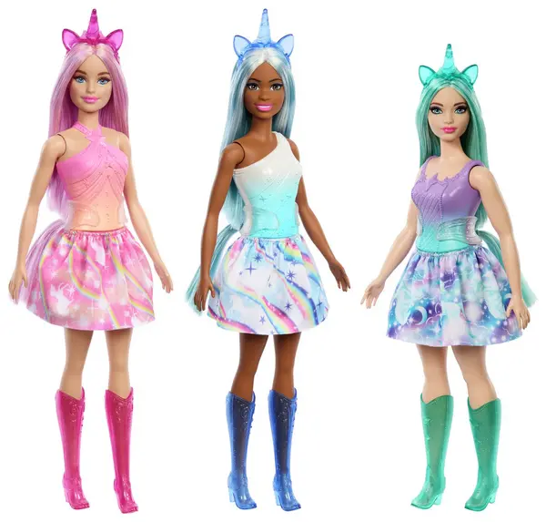Image of Barbie Unicorn Fantasy Doll Assortment