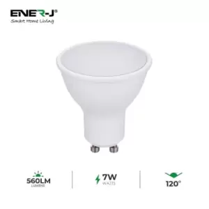 Image of ENER-J 7W GU10 Plastic Body Smd LED 560 Lm 3000K (pack Of 10)