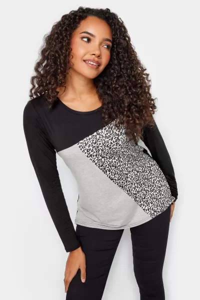 Image of Leopard Print Cut Top