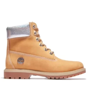 Image of Timberland Heritage 6" Boot For Her In Yellow/silver Yellow, Size 6