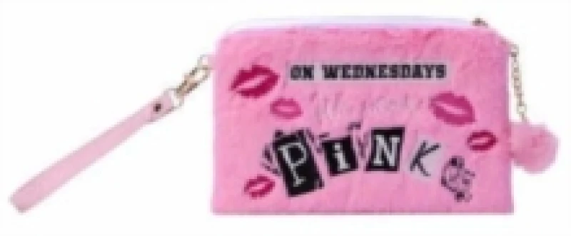 Image of Mean Girls: On Wednesdays We Wear Pink Plush Accessory Pouch Miscellaneous print