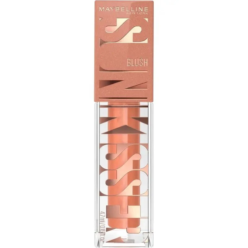 Image of Maybelline Sunkisser Liquid Glow Blush with Vitamin E 4.7ml (Various Shades) - 01 Downtown Rush