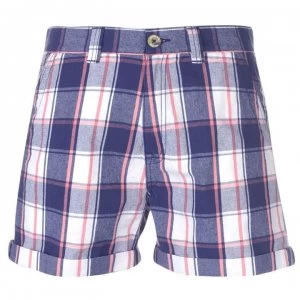 Image of SoulCal Check Shorts Mens - Blue/Pink