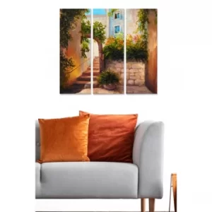 Image of MDF6932347 Multicolor Decorative MDF Painting (3 Pieces)