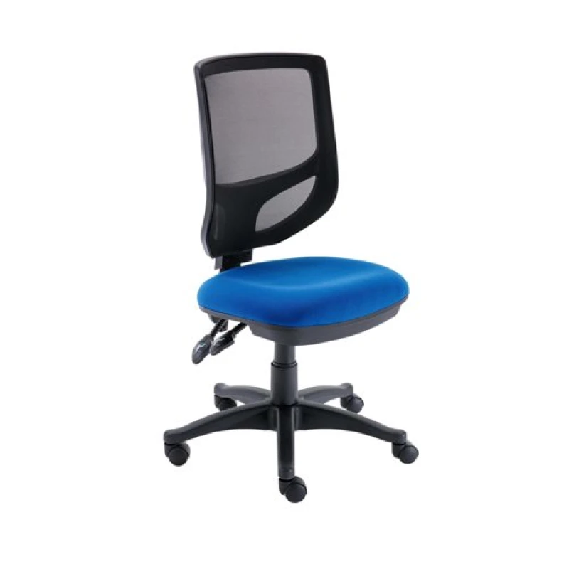 Image of Astin Nesta Mesh Back Operator Chair 590x900x1050mm Royal Blue KF70027