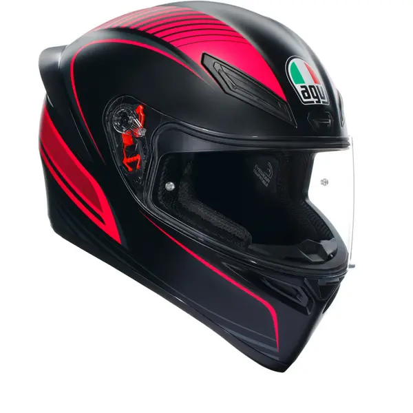 Image of AGV K1 S E2206 Warmup Black Pink 026 Full Face Helmet Size L