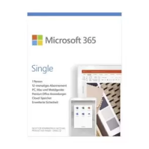Image of Microsoft 365 Single Box P8 Full version, 1 licence Windows, Mac OS, Android, iOS Office package