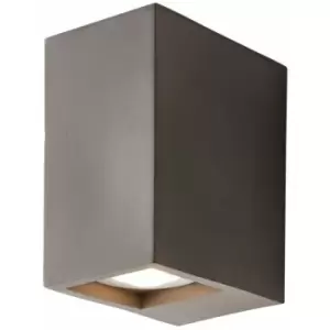 Image of Loops - Wall Light Grey Concrete 2 x 3.4W LED Bulb Included Living Room e10811