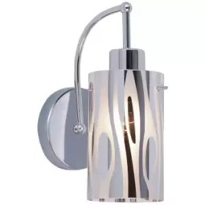 Image of Italux Triplet - Modern Wall Lamp Chrome 1 Light , E27