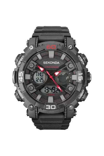 Image of Lomond 55mm Black Watch Round Case Black Dial