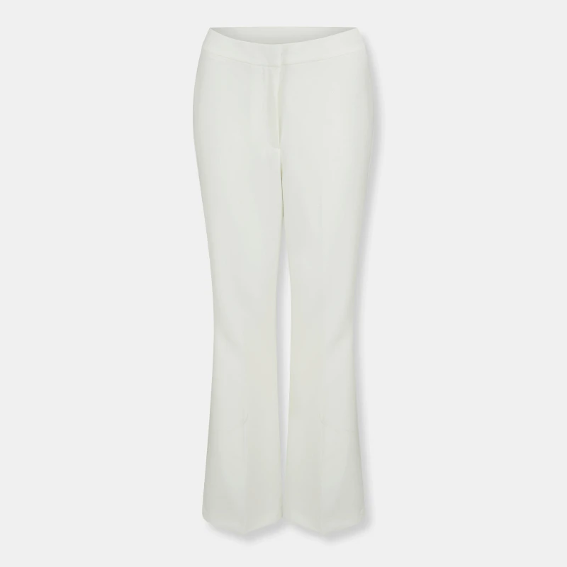 Image of French Connection Womens Arlette Straight Leg Trousers Summer White female 8 (XS)