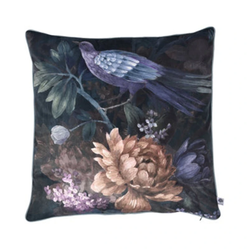 Image of Appletree 'Winchester' Luxe Velvet Filled Cushion Multi unisex