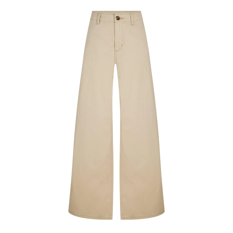 Image of Levis Womens Chino Wide Leg Jeans Safari female 26 L29