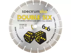 Image of OX Tools DCX350/20 OX Spectrum Premium Double Six General Purpose Diamond Blade 350/20mm