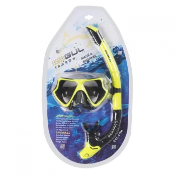 Image of Gul Taron Adult Mask & Snorkel Set - YELL/BLK