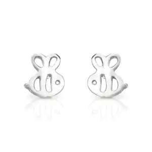 Image of JG Signature Childrens Silver Bee Stud Earrings