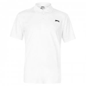 Image of Slazenger Golf Solid Polo Shirt Mens - White