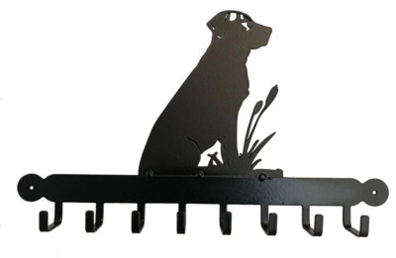 Image of Poppy Forge Tool Rack (Labrador) - Steel - W54.6 X H30.5cm - Black