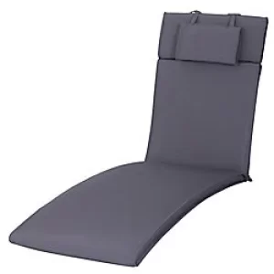 Image of Outsunny Outdoor Seat Cushion Set 84B-304V01BK Polyester, Cotton Grey