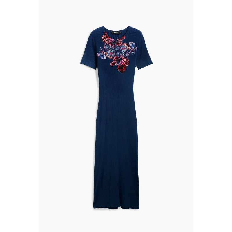 Image of Desigual Womens t-shirt dress Desigual Lacroix Bleu Female L