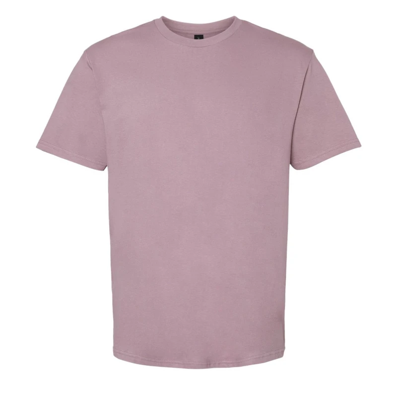 Image of Gildan Mens Softstyle Midweight T-Shirt in Pale Lilac Size: Small Pale Lilac Male S
