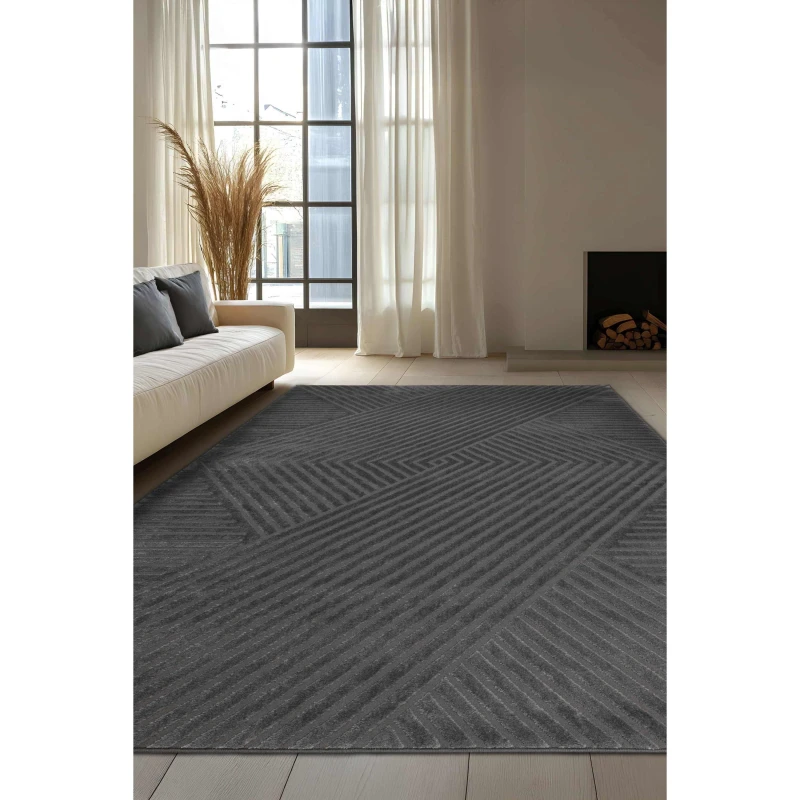 Image of Homemaker Atelier Diamond Charcoal Rug Charcoal unisex 160x230cm