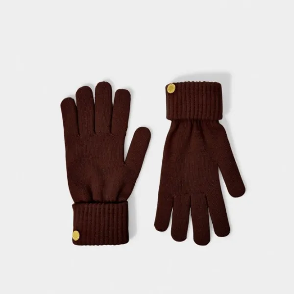 Image of Cacao Knitted Gloves KLS535