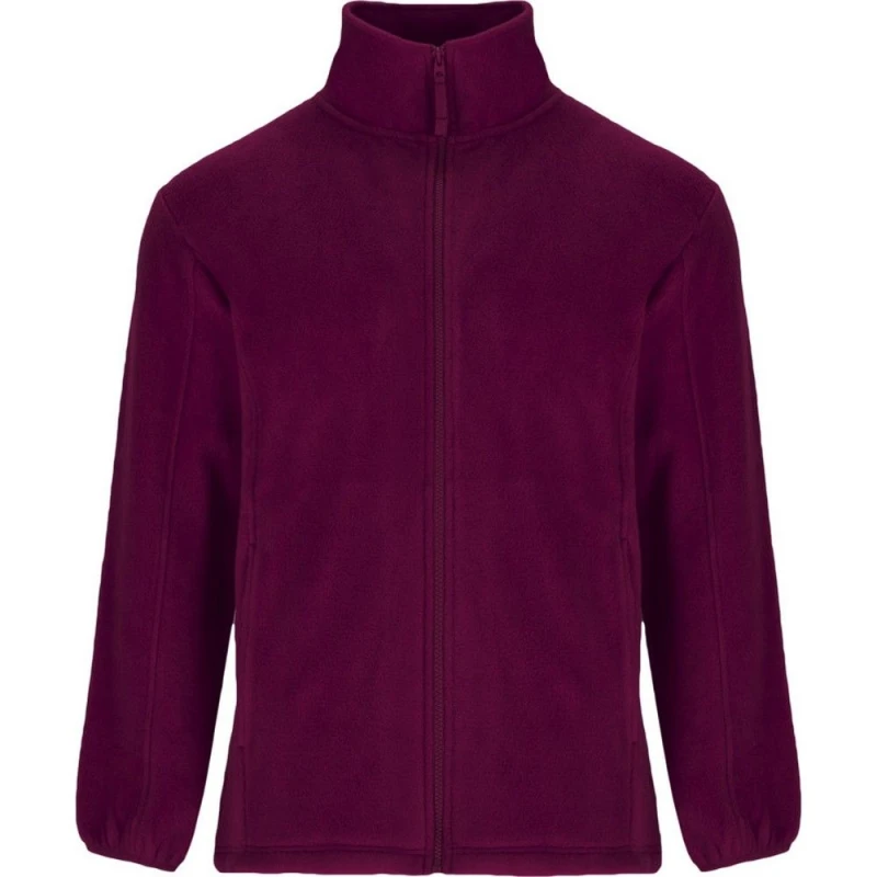 Image of ROLY ROLY Men Artic Full Zip Fleece Jacket in Maroon Size: 2X-large Maroon XXL Male 5063470577118