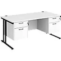 Image of Dams International Desk MC16P22KWH 1,600 x 800 x 725 x 800 - 990 mm