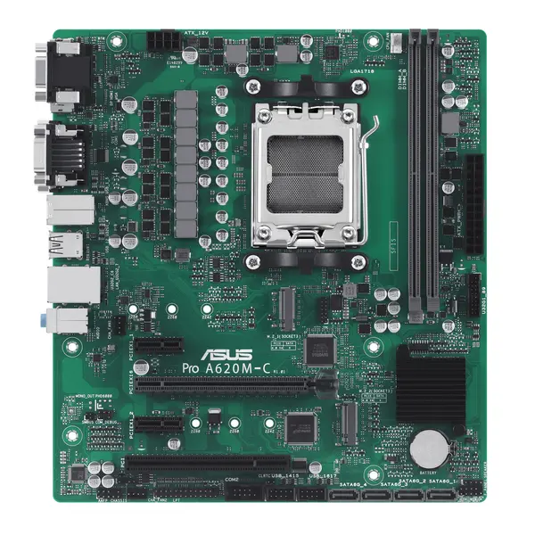 Image of Asus ASUS PRO A620M-C-CSM AMD A620 Socket AM5 micro ATX 90MB1F80-M0EAYC