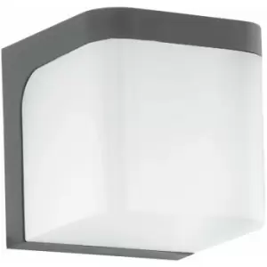 Image of Loops - IP44 Outdoor Wall Light Anthracite Cast Aluminium 6W Built in LED Lamp