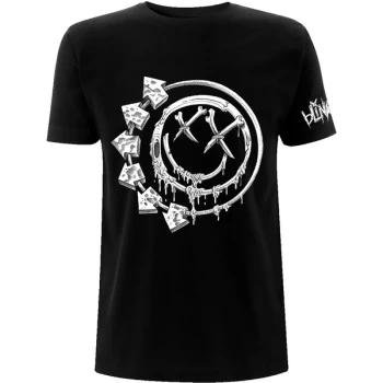 Image of Blink-182 - Bones Unisex X-Large T-Shirt - Black